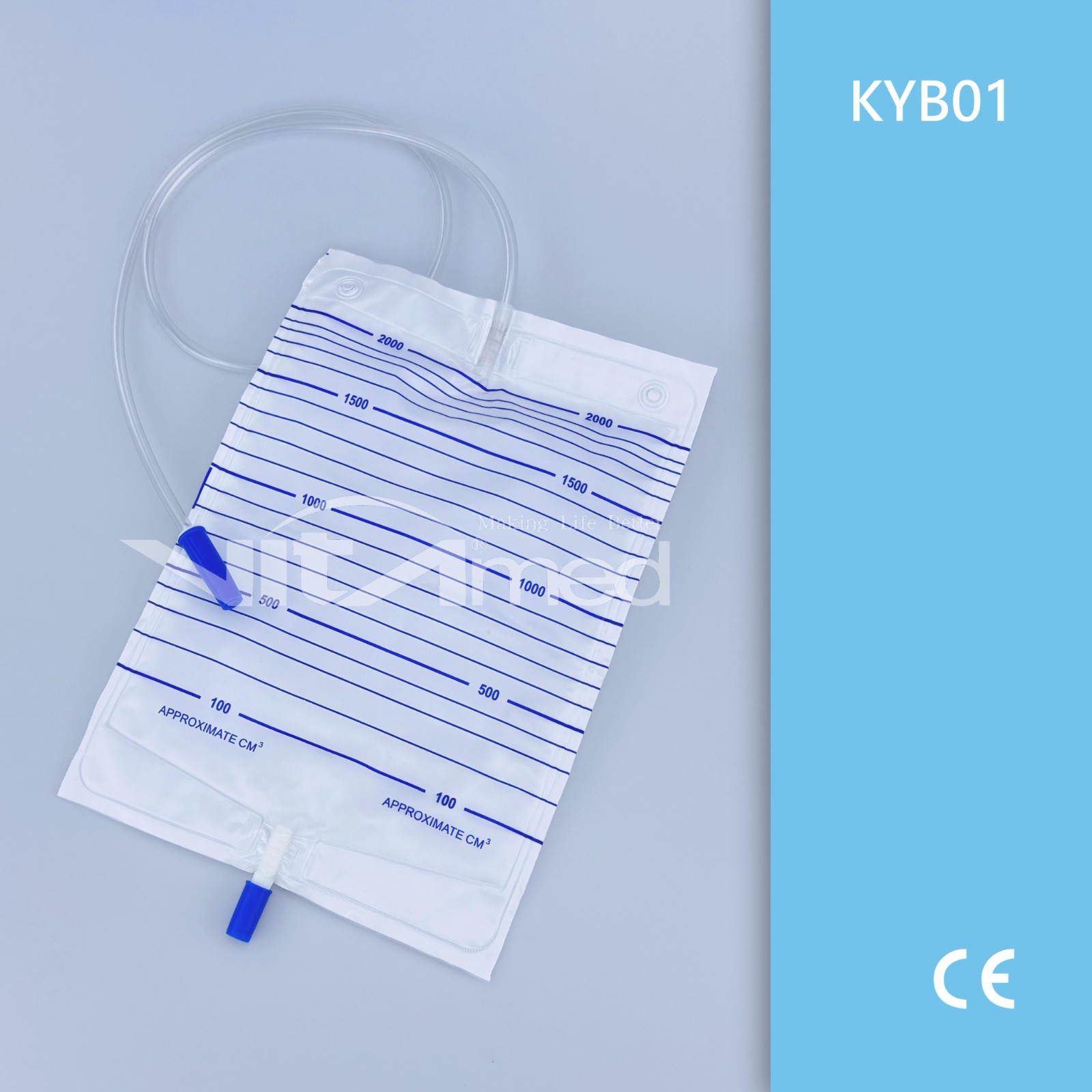 经济型尿袋推拉阀 KYB01 仅供外销