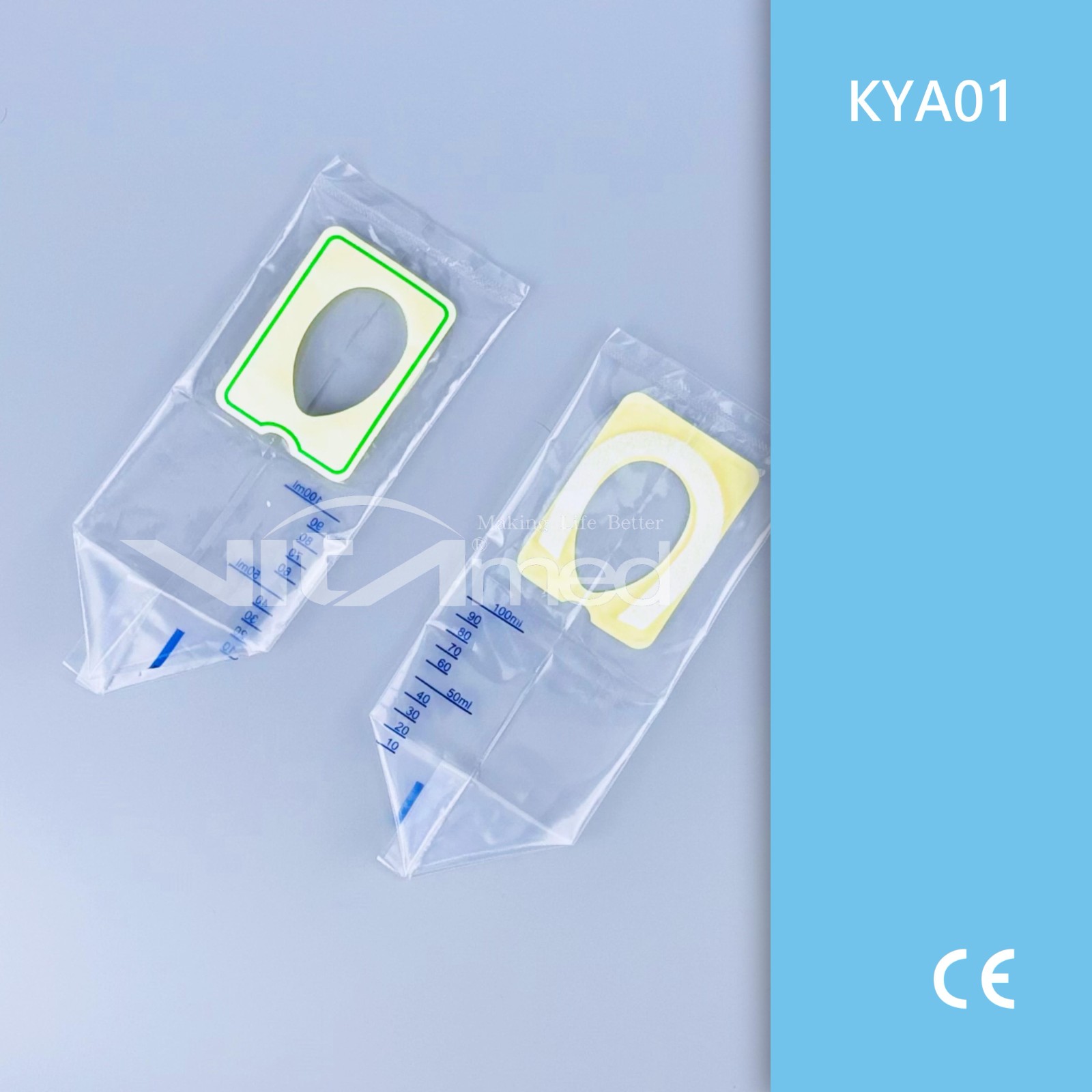 KYA01集尿袋J 150ml小儿尿袋 仅供外销