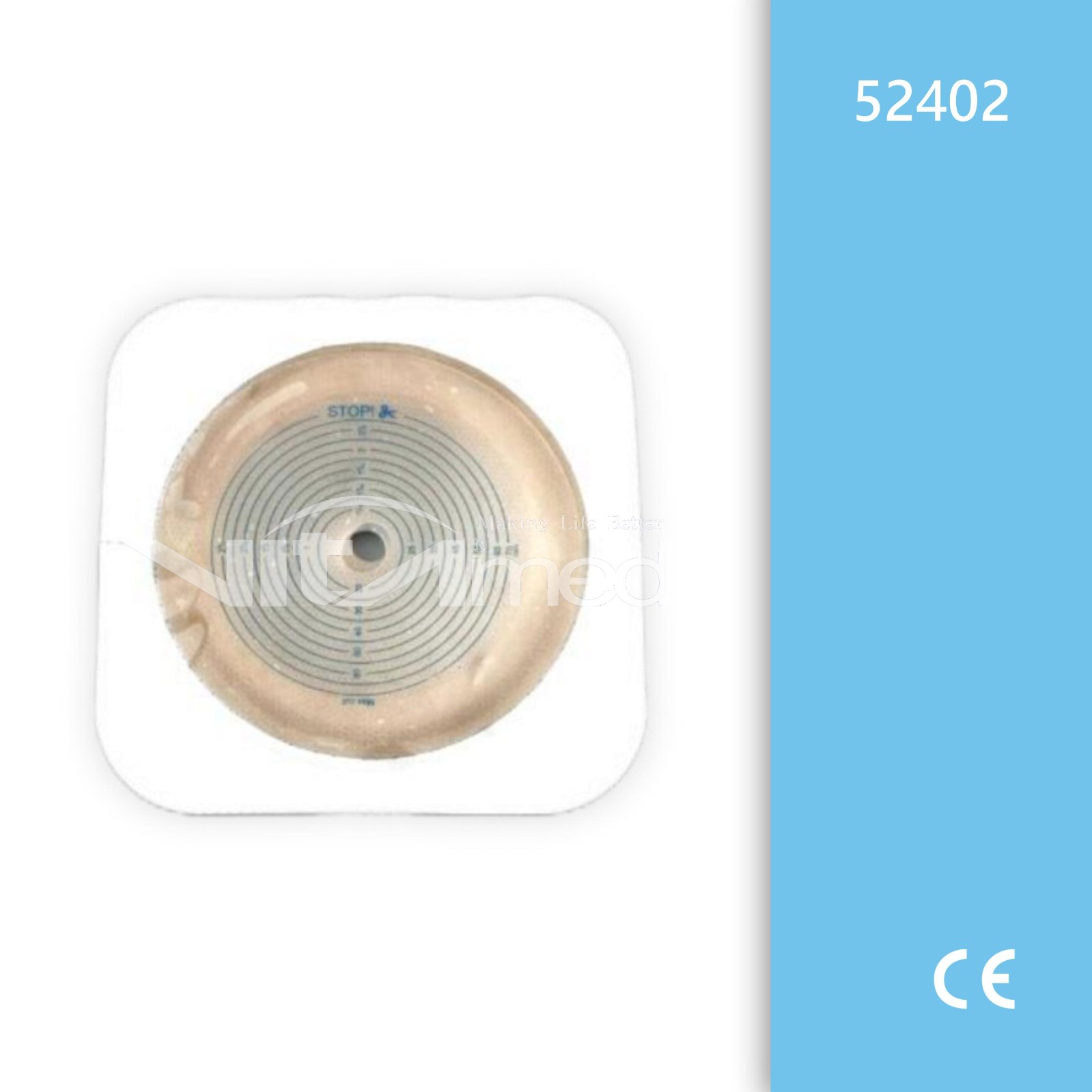 双层造口胶片剪孔70mm 51407